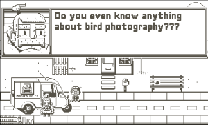 「Casual Birder」の画面。この解像度で日本語化は厳しいのでは？